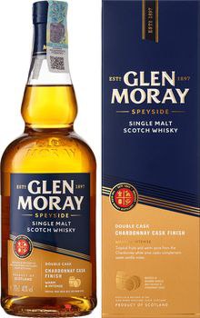 Віскі Glen Moray Chardonnay Cask Finish 40% 0.7 л gift box